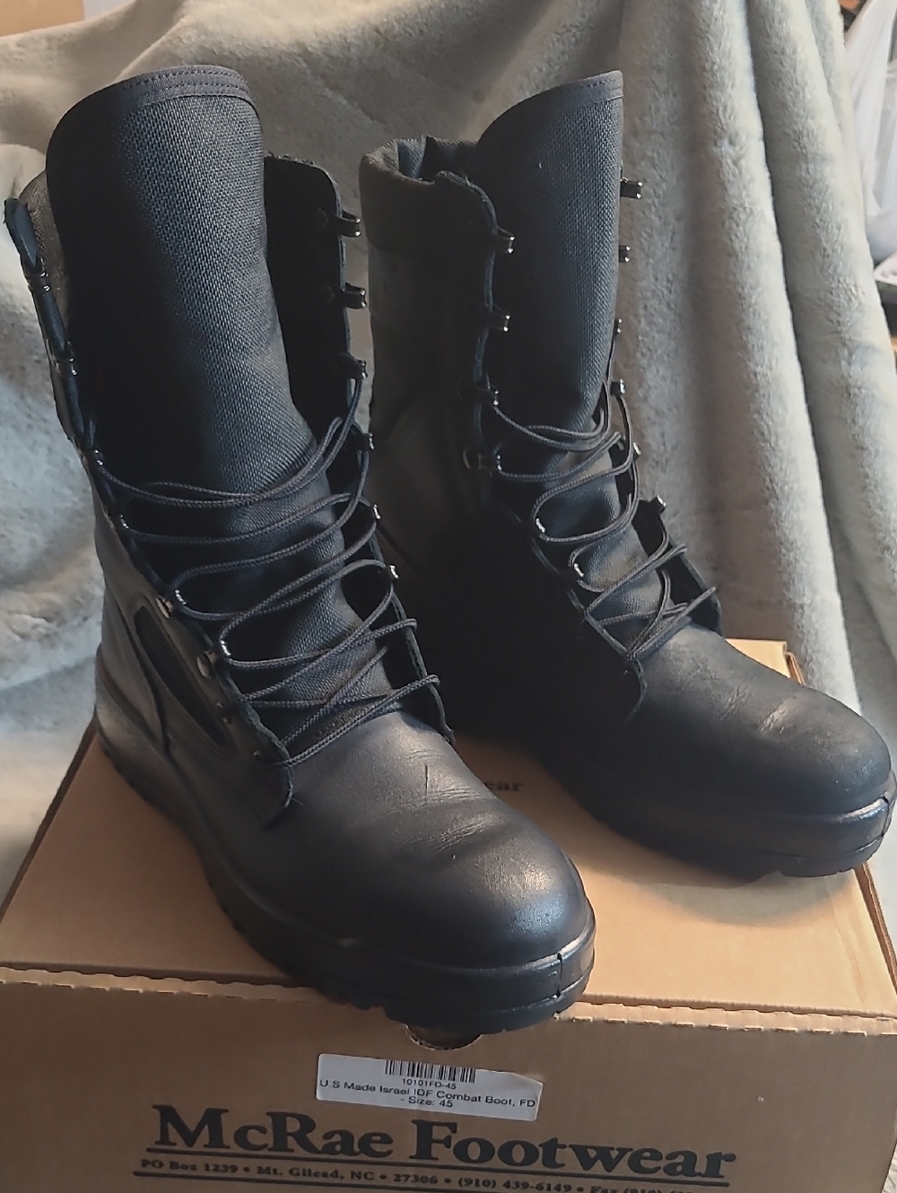 McRae IDF Combat Boots U.S. Made Mens 11 / 45